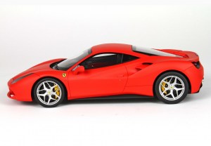 Ferrari 488 GTB Matte Red F1 2019 - 1:18 from BBR - P18106RF19ST